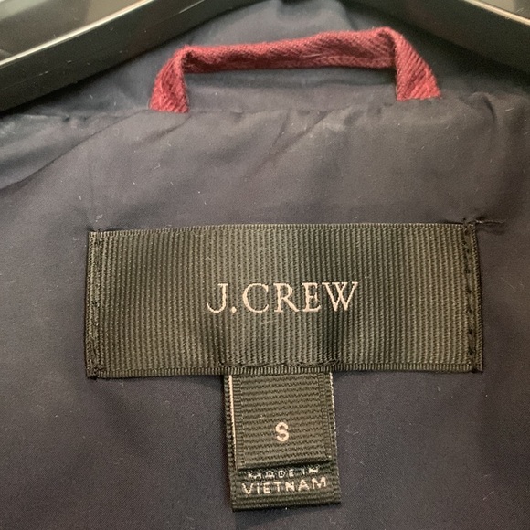 J Crew Maroon Puff Vest - Picture 2 of 3